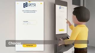 Electronic self check-in at ORTO Klīnika