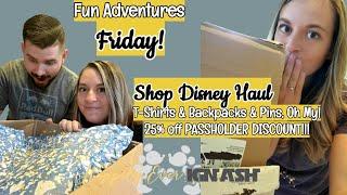 Fun Adventures Friday: Shop Disney Mini Haul // Merch & Pins // Passholder Online 25% Discount Week