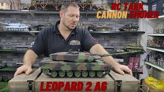 RC Tank 1/16 Leopard 2 A6 Taigen/Torro Gun Smoker