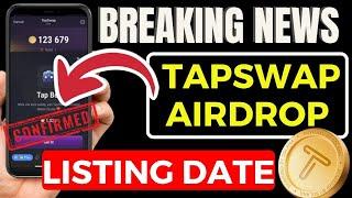 Tapswap Airdrop again exposed - listing date and price confirmed - big scam