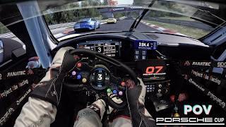 INSANE Porsche CUP Race at the Nurburgring! | ACC | Fanatec DD+