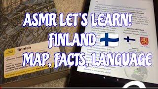 ASMR Map of Finland  To help you relax and sleep 