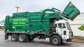 Peterbilt 320 - McNeilus Meridian Front Load Garbage Truck