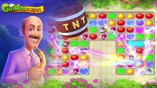 Playrix Gameplay, Super Hard Level 1829 + TNT | Gardenscapes