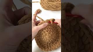 Fun Beginner Crochet Project - Crocheting a Cornish Pasty! #crochet #shortscrochet #crocheting