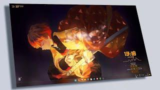 This is the Best Demon Slayer Desktop Setup