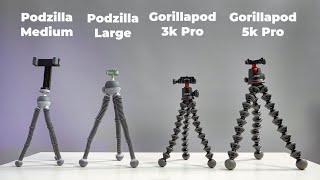 Which is the best JOBY? GorillaPod vs PodZilla Review