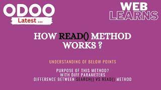 How to use read method in Odoo | Latest Odoo Tutorial