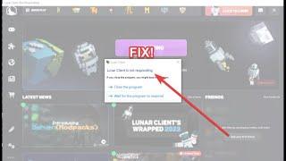 [OUTDATED] How To Fix Lunar Client Qt Crashing Or Not Responding