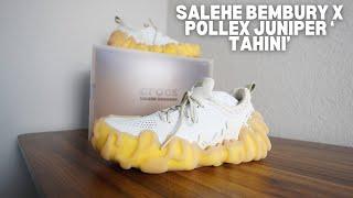 Salehe Bembury x Pollex Juniper ‘Tahini’ @crocsinc These are the craziest shoes ever made !