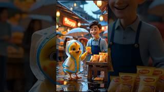 "Yellow Chicken’s Funny Adventure""Yellow Chicken Helps a Friend in Need" #ai #aicartoon