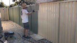 Ozito Airless Paint Sprayer Review - Paint Your Colorbond Fence Gold Coast