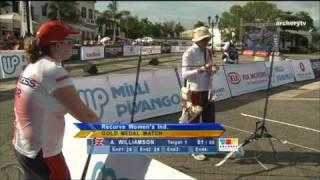 Alison Williamson v Natalia Valeeva – recurve women's gold | Santo Domingo 2009 Archery World Cup S1