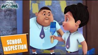 Vir और Doston ने किया School को Paint | 05 | Hindi Kahani|Wow Kidz Action| School Inspection| #spot