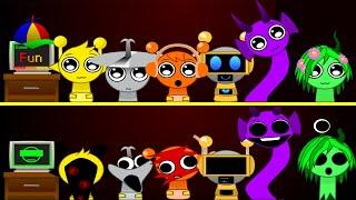 Sprunki Incredibox Phase 3 Vs Phase 4 But Babies Version Comparision