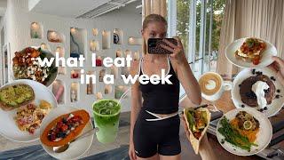 what I eat in a week | simple & balanced recipes