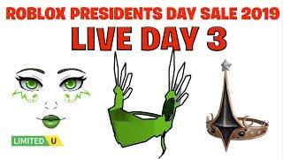 ROBLOX PRESIDENTS DAY SALE 2019 LIVE (FT BLSS AND MODERN CHRIS)