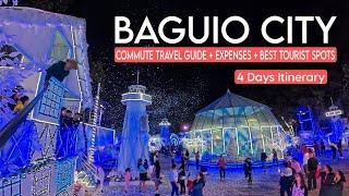 BAGUIO CITY  | 2024 Christmas Village + Commute Guide to all Tourist Spots + Food + Expenses