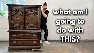 Outdated to On Trend | Transforming outdated furniture into something I can sell for a profit!