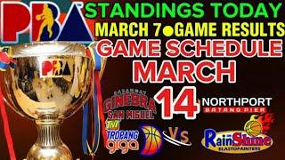 PBA SEMIFINALS STANDINGS | PBA GAME RESULTS MARCH 7,2025 | PBA FINALS GAME SCHEDULE MARCH 14,2025