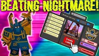 BEATING SAMURAI PALACE IN NIGHTMARE HARDCORE! (ROBLOX DUNGEON QUEST)