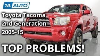 Top 5 Problems Toyota Tacoma Truck 2nd Generation 2005-15