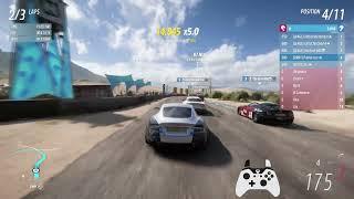 An excellent 4 way battle for first place - Forza Horizon Tour