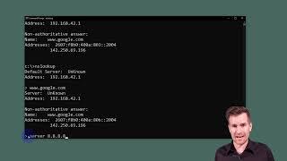 Network Fundamentals 10-12: DEMO: NSlookup
