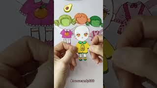 Yeppug Doll  What other Fruits do you like?  #shorts #art #homemade #drawing  #painting