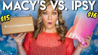 Ipsy Glam Bag Vs. Macy's Beauty Box April 2024 | THIS WAS A SURPRISE