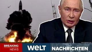 UKRAINE-KRIEG: USA schlagen Alarm! Putin will erneut Super-Rakete abfeuern! Ziel unbekannt! | LIVE