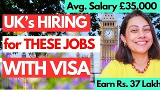 HIGH DEMAND JOBS in UK | Get a SPONSORED Job in UK 2024