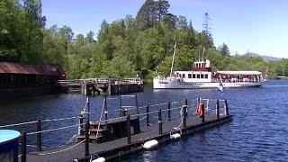 Sailing on Loch Katrine on the Sir Walter Scott - Trossachs Scotland