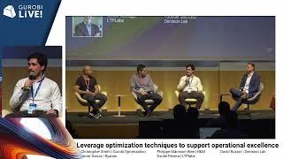 Gurobi Live Barcelona - Panel: Leverage optimization techniques to support operational excellence