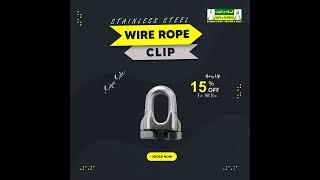 SS Wire Rope Grip Clip