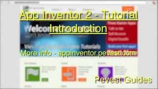 App Inventor 2 Introduction - Tutorial #1