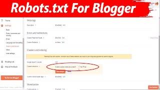 Boast SEO - How to create and add custom robots txt for blogger