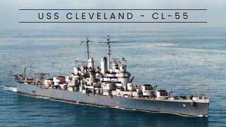 USS Cleveland - CL-55 (Cruiser)