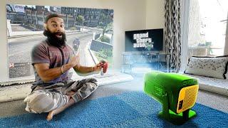 I Bought a CHEAPEST GAMING PROJECTOR to play GTA 5