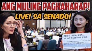 LIVE: ALICE GUO SENATE HEARING! ANG MULING PAGHARAP SA SENADO