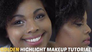 Get Ready With Me Golden Highlight Makeup Tutorial