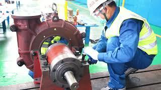 Assembling of Zhanggu slurry pumps