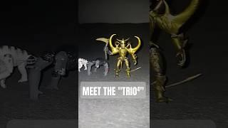 MEET THE KAIJU TRIO⁴#kaiju