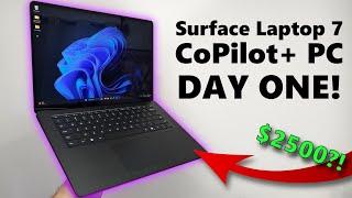 Surface Laptop 7 CoPilot+ PC: EARLY Benchmarks, Gaming, and First Impressions!