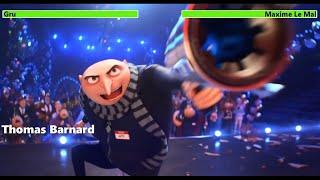 Despicable Me 4 (2024) Opening Scene with healthbars