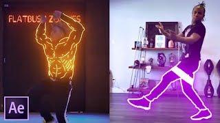 Glowing Lines Effect in After Effects | Blottermedia Dance Effects