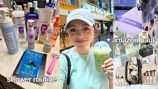 VLOG: Random Amazon haul, What's in my shower, Currently reading, & Matcha mumblings