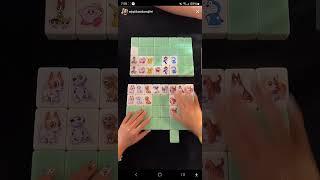 asmr seaside escape mahjong tiles clacking tapping whispered