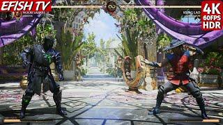 Noob Saibot vs Kung Lao (Hardest AI) - Mortal Kombat 1