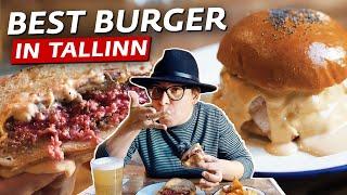 Finding The Best Burger in Tallinn! Estonia Food 2024